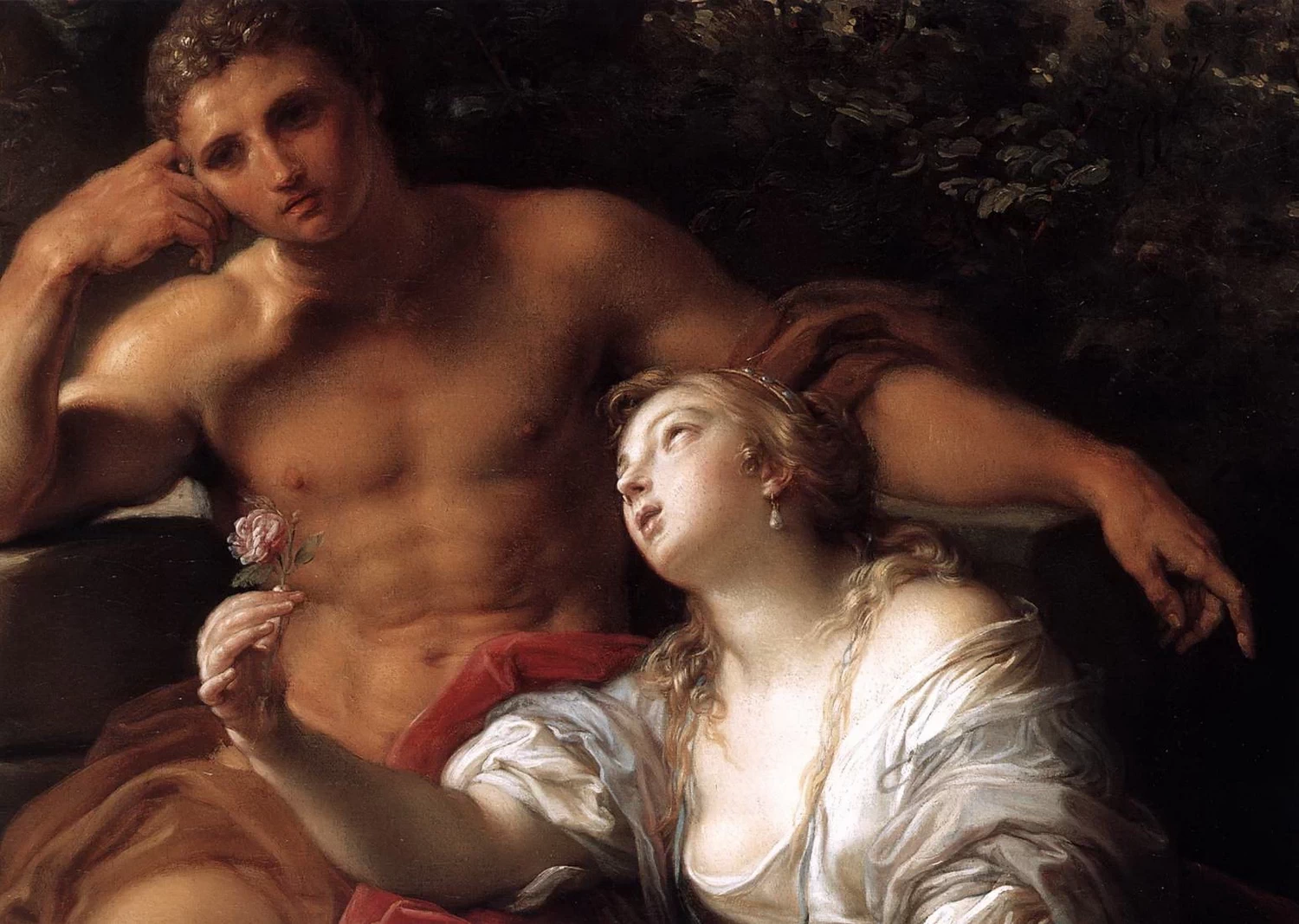 Ercole all'incrocio - dettaglioLiechtenstein Museum, Vienna, Batoni Pompeo